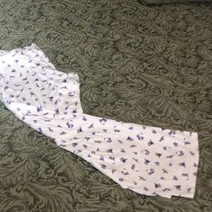 Anthropologie sleep bottoms by Florea